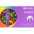 XCOOL Jetable Vape Pen 600 Puffs Cigarettes électroniques